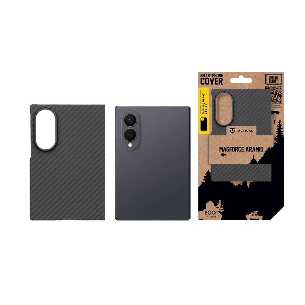 Tactical MagForce Aramid Cover for Samsung Galaxy Z Fold 8 Black