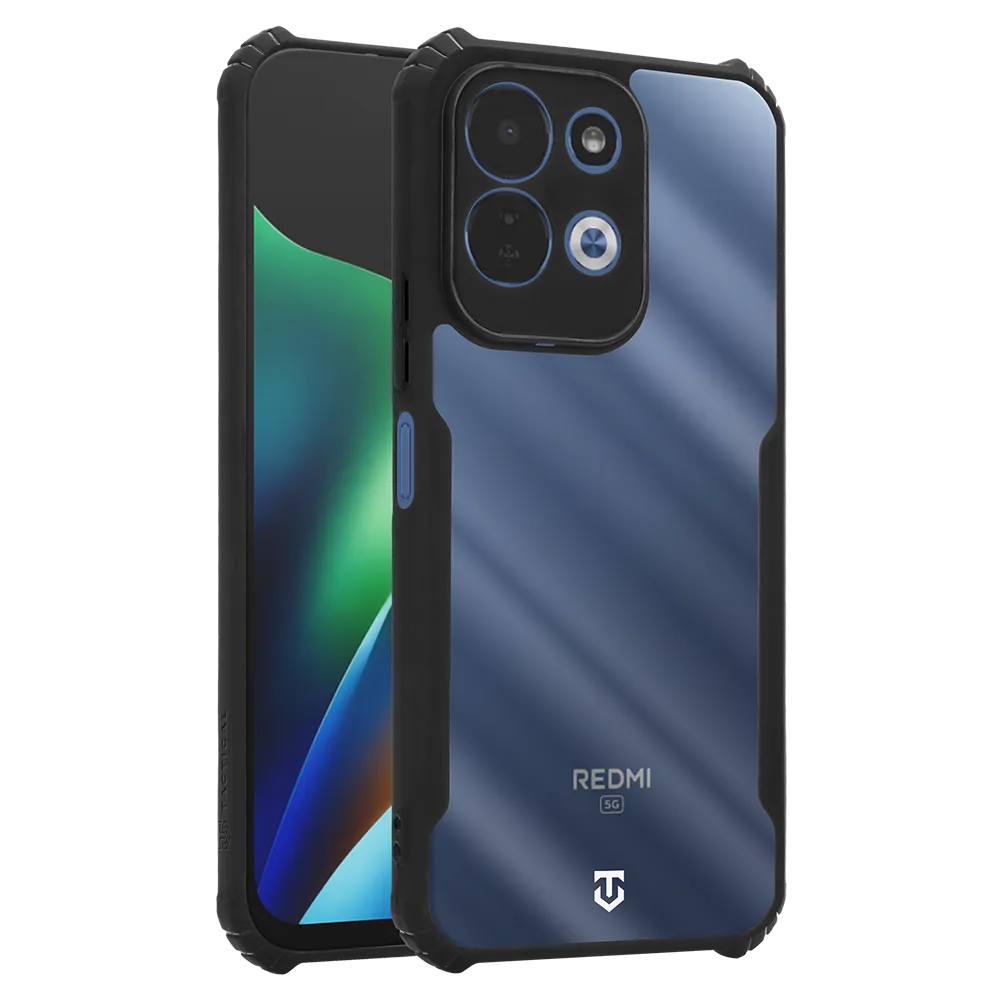 Tactical Quantum Stealth Cover for Xiaomi Redmi 17 4G/5G Clear/Black
