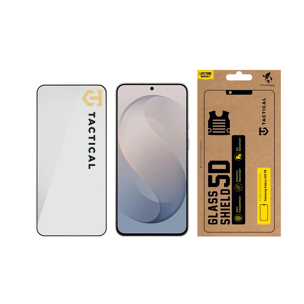 Tactical Glass Shield 5D sklo pro Samsung Galaxy S26 FE Black